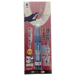 除菌スプレー　便座に便座にシュッシュッ　便座をアルコールで除菌　携帯用　