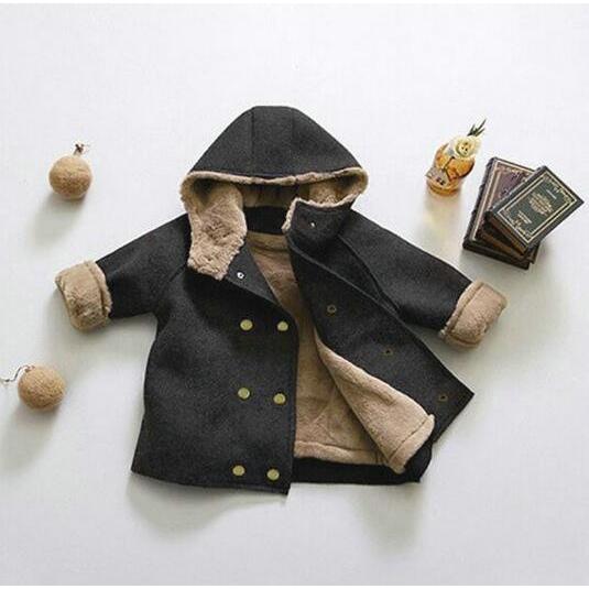 子供服　長袖 コート　 男女兼用　キッズ服 冬物 カジュアル系　防寒　厚手　韓国