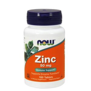 ZINC ・ ジンク（亜鉛) グルコン酸 50mg 100粒入り　ナウフーズ社製