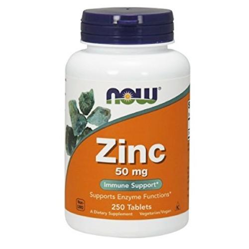 ZINC ・ ジンク（亜鉛) グルコン酸 50mg 250粒　ナウフーズ社製