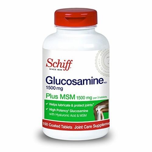 グルコサミン 1500mg プラス MSM 1500mg 150錠入り Schiff社製