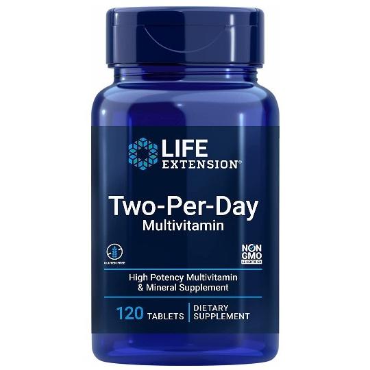 Two Per Day ツーパーデイタブレット　120タブレット入り　Life Extension社...