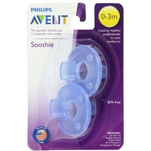 Philips フィリップス　Avent Soothie Pacifier　おしゃぶり 0‐3ヶ月用　ブルー2個入り