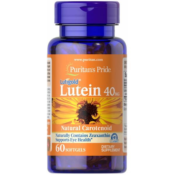ルテイン 40mg プラスゼアキサンチン1600mcg含有　60ソフトジェル入り　Puritan’s...