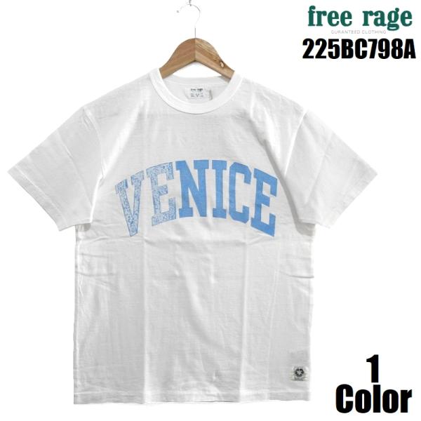 フリーレイジ 'NICE'リサイクルコットンＴシャツ FREE RAGE EASY NAVY 半袖 ...