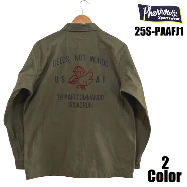フェローズ 'COMMAND SQUADRON'シャツジャケット Pherrow's EASY NA...