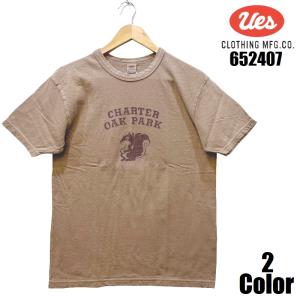 UES（ウエス） 半袖 16番単糸 天竺 プリントTシャツ DOUGHNUTS SST