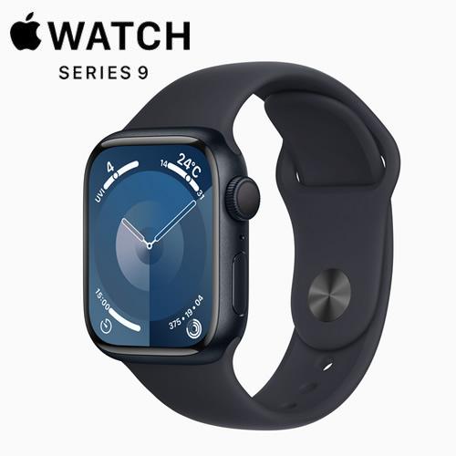 @【未使用品】 Apple Watch Series 9 (GPSモデル) 41mmミッドナイトアル...