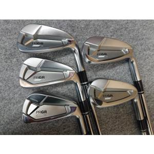 @【中古】 美品！ プロギア 2023 PRGR 02 アイアン #6-PW 5本 アイアンセット ...