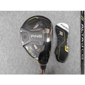 未使用品 PING ピン G430 ハイブリッド ユーティリティー 純正カーボン ALTA J CB BLACK グリップカラーコード：アクア 日本仕様