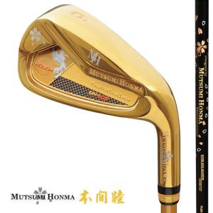 【新品】MH608 鳳凰 アイアン 7本組セット R ムツミホンマ『MH608 鳳凰』ゴールドアイアン7本セット│身近な