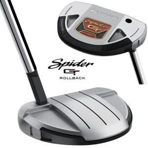 日本仕様 テーラーメイド スパイダーGT ロールバック シルバー スモールスラント パター Spider GT バックパターコレクション ROLLBACK Silver Small Slant｜easy-style2007