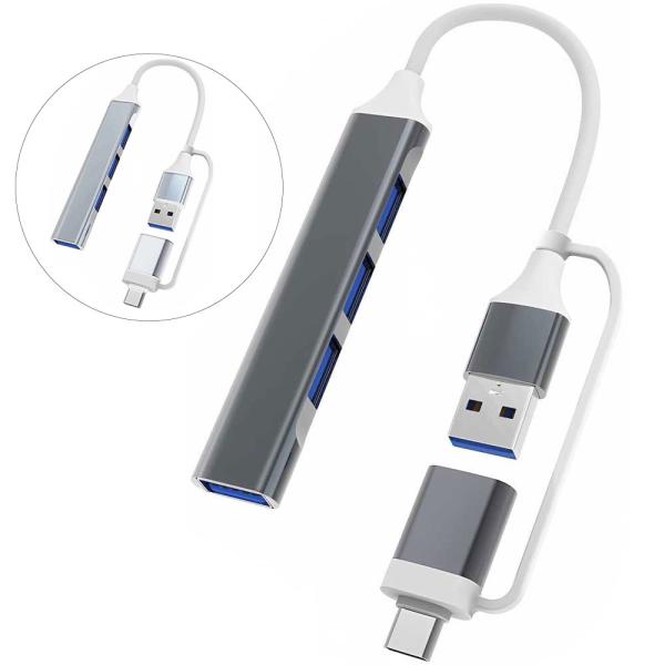 【送料無料】Type C USB3.0 to USB3.0 ハブ 4ポート USB3.0 バスパワー...