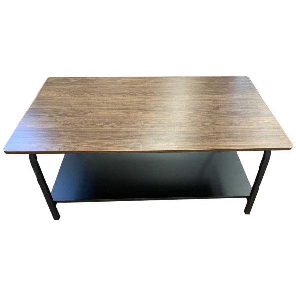 ローテーブル 幅100cm×奥行60cm×高さ40cm ウッド調 組立簡単 リビングテーブル  ソフ...