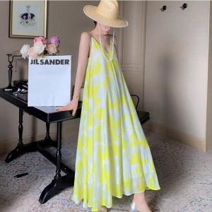 ワンピース レディース ボタニカル柄 ロング丈 ...の商品画像