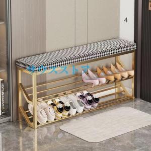 玄関ベンチ シューズラック 収納ベンチ玄関椅子...の詳細画像4