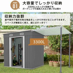 【1年保証】物置 屋外 大型 倉庫 大型物置 ...の詳細画像3