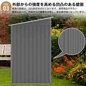 【1年保証】物置 屋外 大型 倉庫 大型物置 ...の詳細画像5