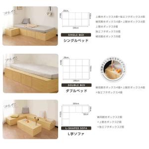 【一部即納】【1年保証】収納ベッド ユニット ...の詳細画像4