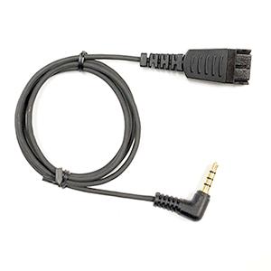 スマートフォン iPhone/iPad用(3.5mm)コード ヘッドセット用PC接続