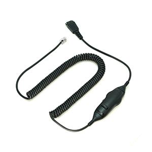 電話ヘッドセット用ボリュームコントロールケーブル VCC-GT