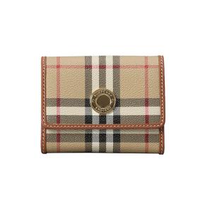 バーバリー 財布 三つ折り財布 BURBERRY  8070415 LS LANCASTER DFC A7026 ARCHIVE BEIGE  71% PU 16% PE 12% COT1%ACRYLIC  比較対照価格74,800 円｜easywarp