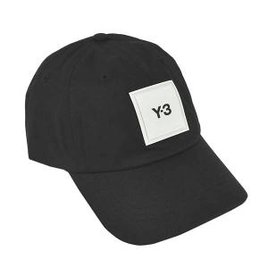 ワイ・スリー 帽子 Y-3  GT6379 Y-3 SQUARE LABEL CAP  BLACK AV795 コットン サイズ：ツバ7 内周58  比較対照価格10,450 円｜easywarp