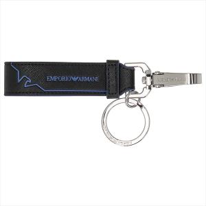 【即発】EMPORIO ARMANI KEY RING キーリング Y4R284 BLUE Emporio Armani Y4R284Y020V Men's Keyring Blue, bluette