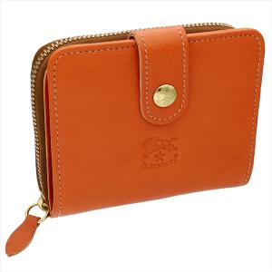 IL BISONTE（イルビゾンテ） 並行輸入 2つ折り財布 ダークブラウン