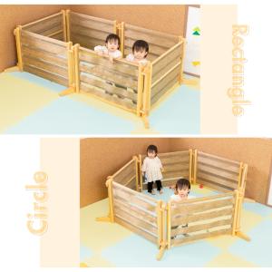 ベビーゲート 置くだけ キッズパーテーションW...の詳細画像3