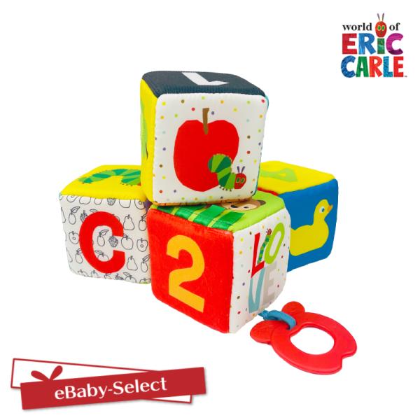 はらぺこあおむし ベビートイ エリックカール ソフトブロックセット 日本育児