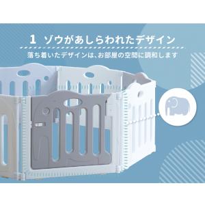 ベビーサークル たためるベビーサークル paw...の詳細画像3