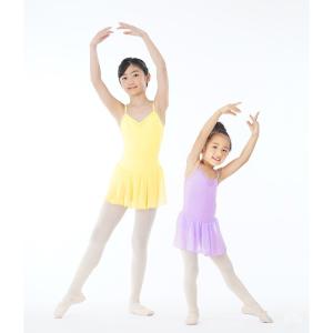 バレエレオタード 子供用 高級シフォンスカート...の詳細画像3