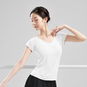 バレエ トップス 薄手 ストレッチ Tシャツ ...の詳細画像1