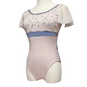 バレエ レオタード 小花柄 フレアスリーブレオ...の詳細画像5