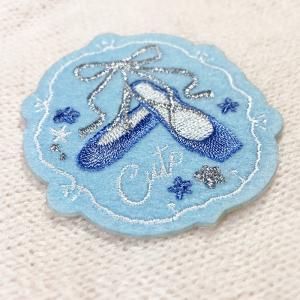 バレエ 雑貨 アイロン ワッペン(アップリケ)...の詳細画像3