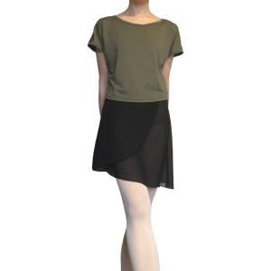 バレエ トップス ストレッチ Tシャツ 半袖 ...の詳細画像1