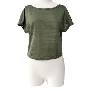 バレエ トップス ストレッチ Tシャツ 半袖 ...の詳細画像3