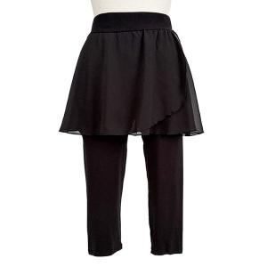 カプリ丈 スパッツ バレエ パンツ スカート付...の詳細画像3