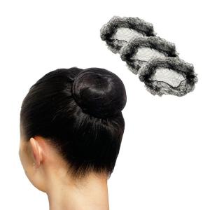ヘアネット(3枚入り)極細糸で伸縮自在 お団子...の詳細画像1