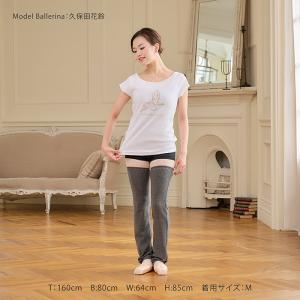 バレエ トップス Tシャツ 半袖 コットン 大...の詳細画像1