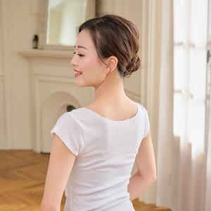 バレエ トップス Tシャツ 半袖 コットン 大...の詳細画像4