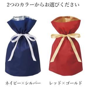 単品1枚 ラッピング袋 Mサイズ 巾着 リボン...の詳細画像1