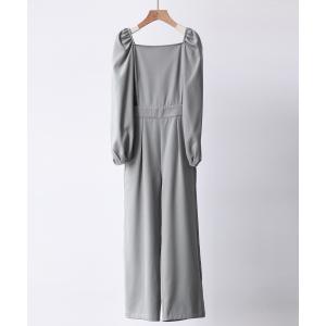 オールインワン レディース ボリュームスリーブ...の詳細画像2