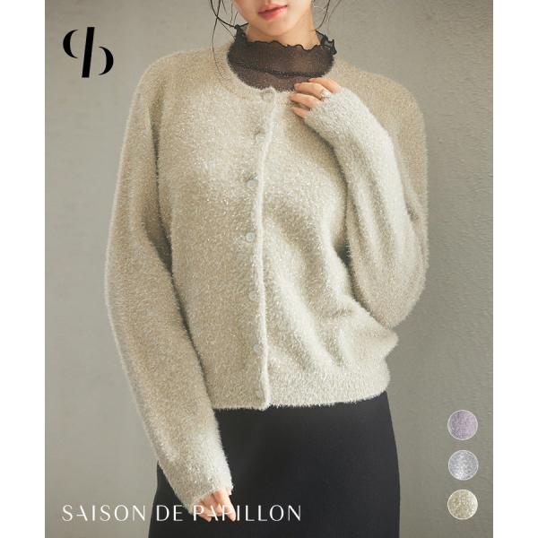 カーディガン レディース ニット トップス ニットカーデ 羽織り プルオーバー クルーネック 丸首 ...