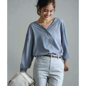 ブラウス レディース 長袖 とろみ シフォン ...の詳細画像5