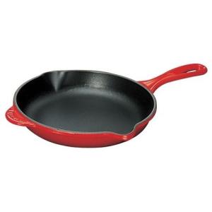 ルクルーゼ　スキレット　チェリーレッド 約20cm 新品 ル・クルーゼ Le Creuset スキレット 20cm チェリーレッド 20124-20