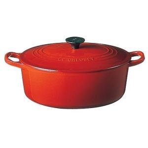 ル・クルーゼ(LE CREUSET) ココット・ロンド 26cmオレンジ