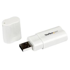 StarTech(スターテック) ICUSBAUDIO(ブラック) USB2.0 外付けサウンドカード｜ebest
