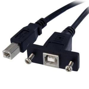 StarTech(スターテック) USBPNLBFBM1 パネルマウント用USB2.0ケーブル 30cm メス/オス｜ebest